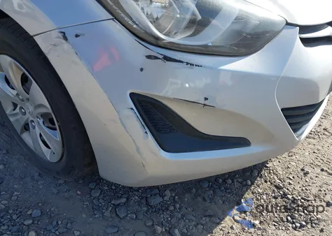 2016 Hyundai Elantra Se из США, поврежденный, VIN 5NPDH4AEXGH743306